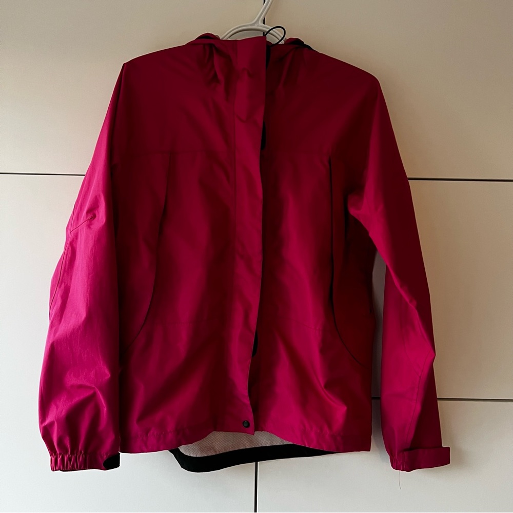 Ll Bean Magenta Rain Jacket